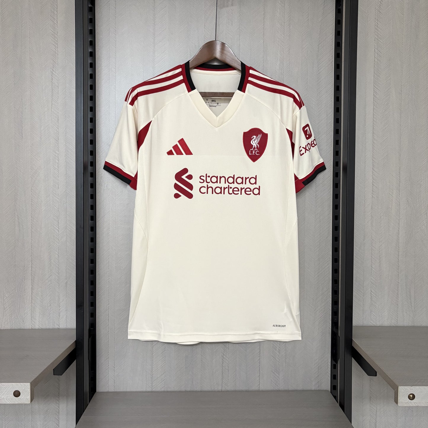 Maglia ufficiale Liverpool 25/26 Trasferta Versione Tifoso