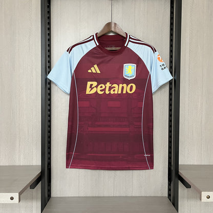 Maglia ufficiale Aston Villa 25/26 Home Fan Version