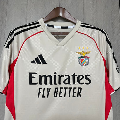 Maglia Ufficiale Benfica 25/26 Trasferta Versione Tifoso