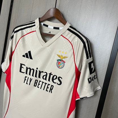 Maglia Ufficiale Benfica 25/26 Trasferta Versione Tifoso