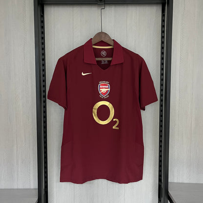 Maglia ufficiale Arsenal 05/06 Versione Retro