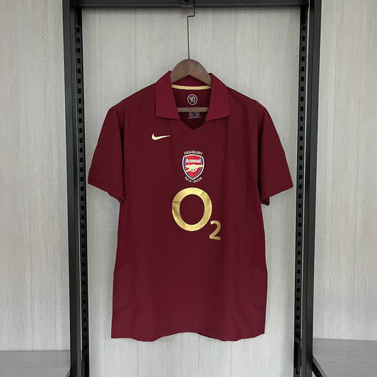 Maglia ufficiale Arsenal 05/06 Retro Version