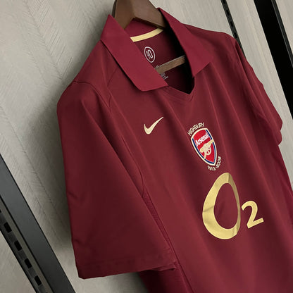 Maglia ufficiale Arsenal 05/06 Versione Retro