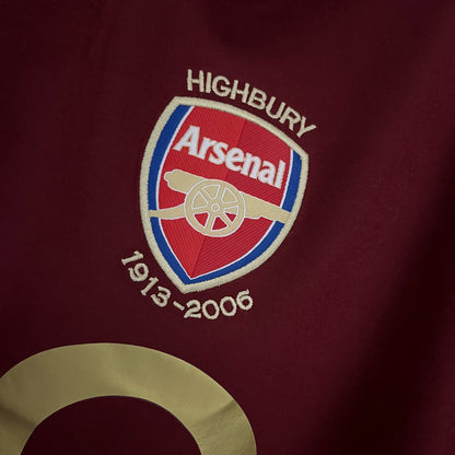Maglia ufficiale Arsenal 05/06 Versione Retro