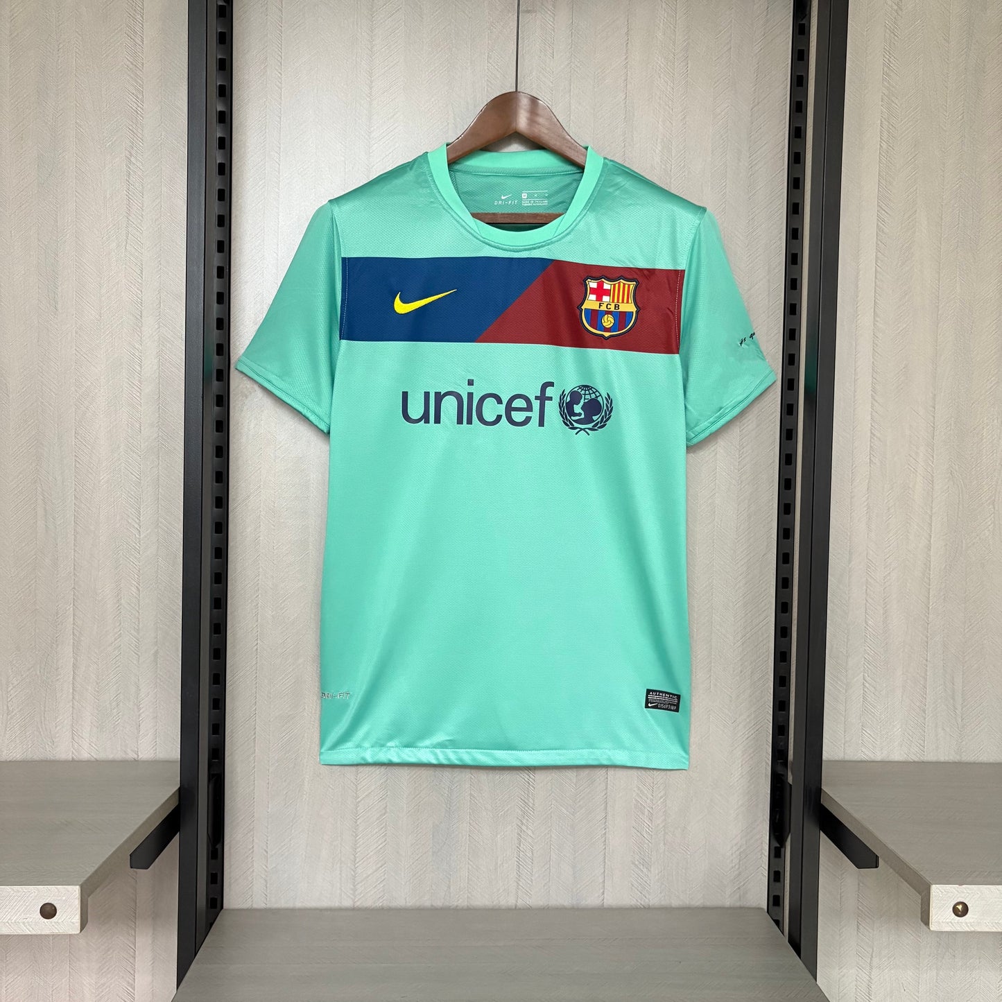 Maglia ufficiale Barcellona 10/11 Trasferta Versione Retrò