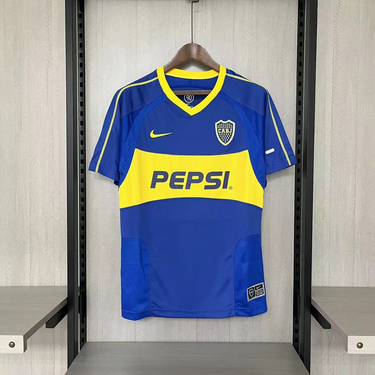 Maglia ufficiale Boca Juniors 03/04 Versione Retrò