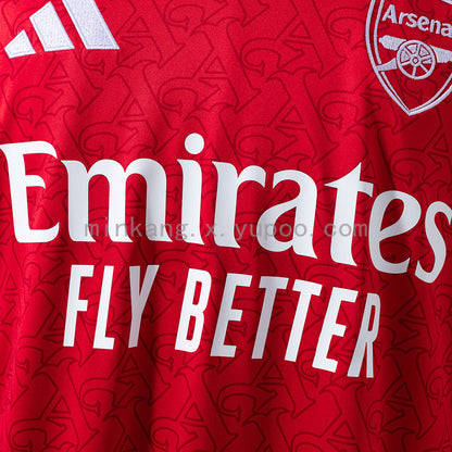 Maglia ufficiale Arsenal 25/26 Home Versione Fan
