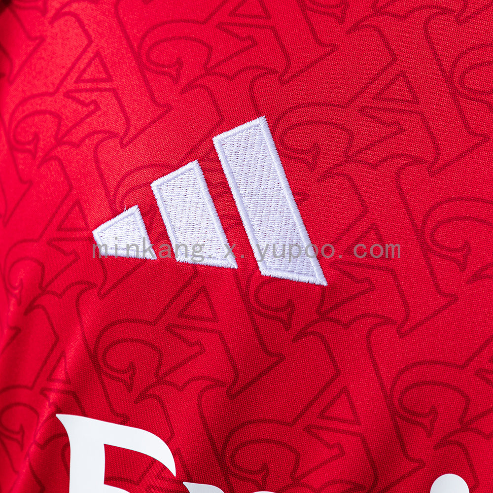 Maglia ufficiale Arsenal 25/26 Home Versione Fan