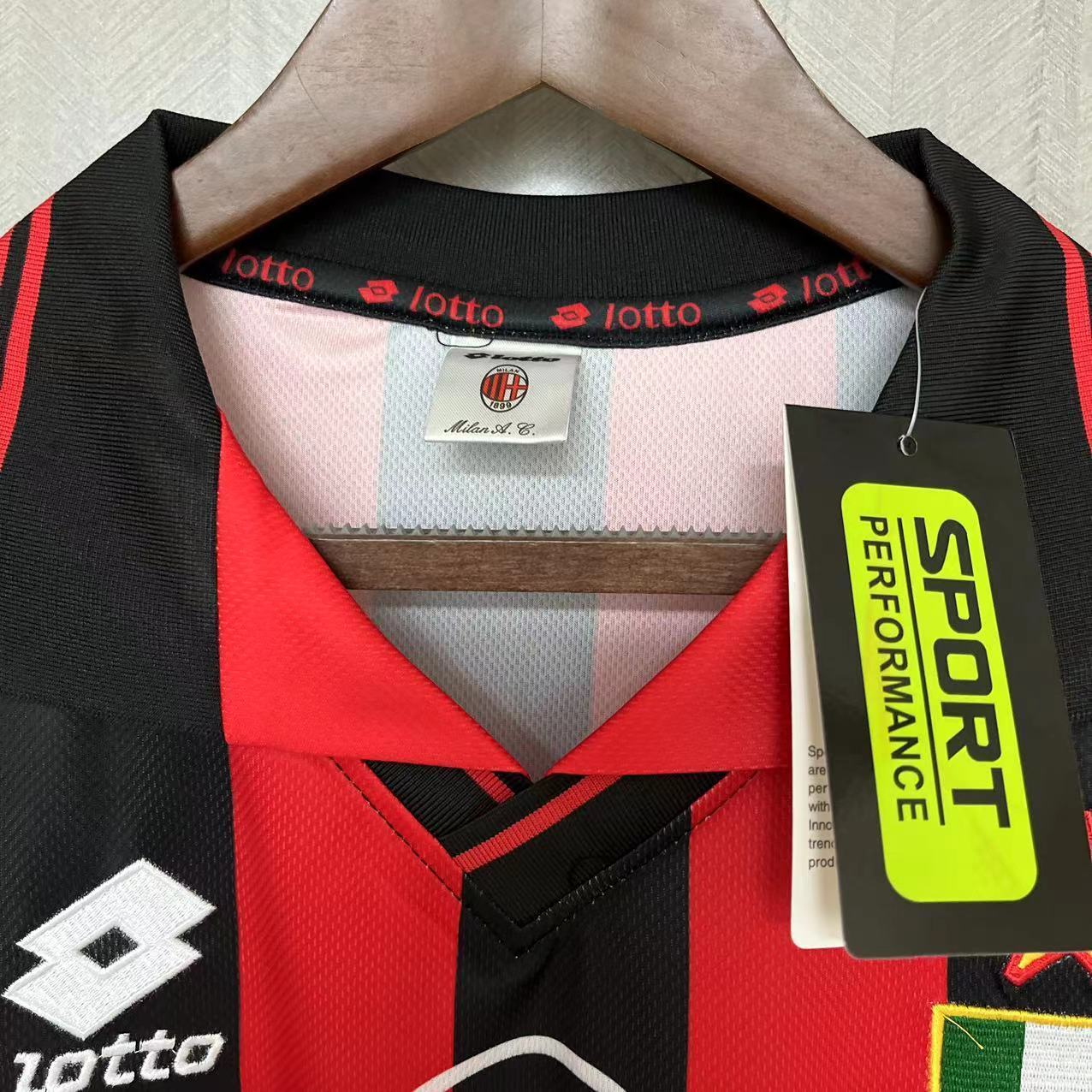 Maglia ufficiale Milan 1996/1997 Retro Version