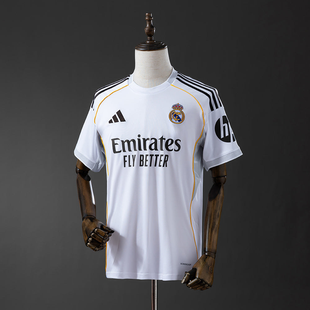 Maglia ufficiale Real Madrid 25/26 Home Fan Version
